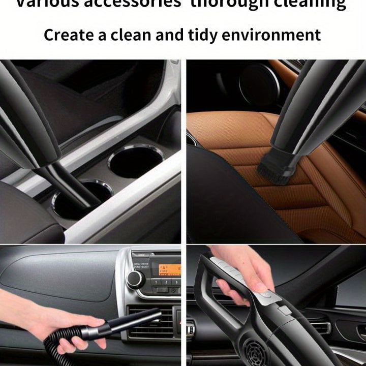 In-car Vehicle Household Indoor Large Vacuum Cleaner Power Large Suction Strong Vacuum Vehicle Small Vehicle Vacuum Cleaner Dry-wet Dual-use 12V