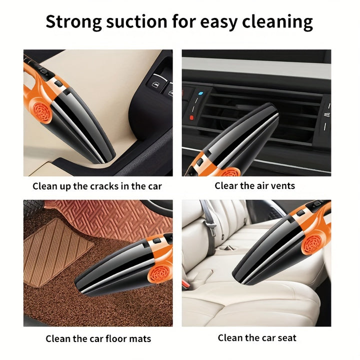 In-car Vehicle Household Indoor Large Vacuum Cleaner Power Large Suction Strong Vacuum Vehicle Small Vehicle Vacuum Cleaner Dry-wet Dual-use 12V