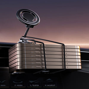1080 Rotate Magnetic Car Phone Holder Stand Magnet Car Mount Support GPS Mobile Bracket in Car For Macsafe iPhone Samsung Xiaomi