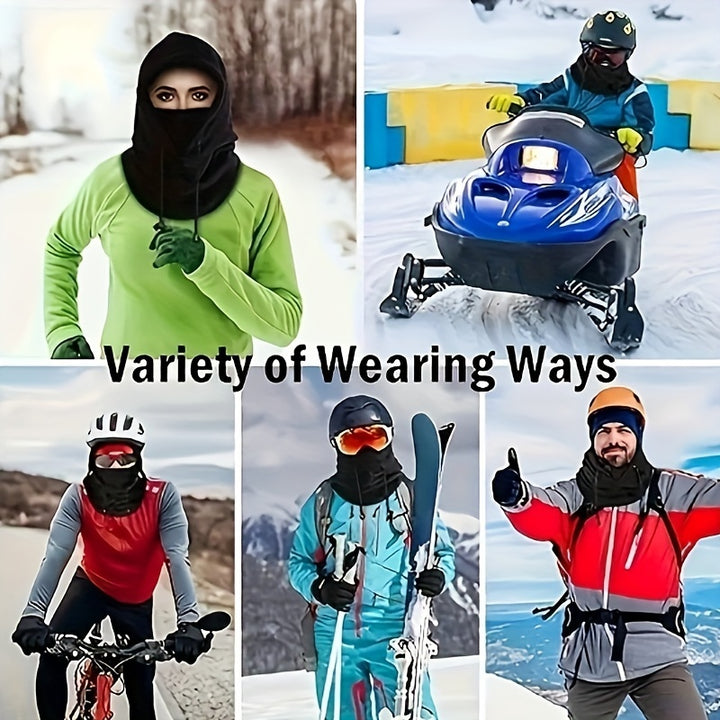 Winter Balaclava Hood - Windproof & Warm Ski Mask with Neck Gaiter for Cycling and Outdoor Activities, Perfect Christmas Gift