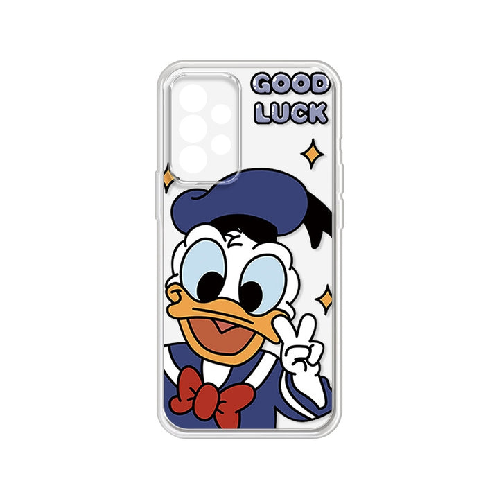 UME cute cartoon duck premium protective transparent mobile phone case for Samsung for Galaxy A73 A72 A71 A54 A53 A52 A51 A50 A34 A33 A32 A31 A30 A25 A24 A23 A22 A21S A20S A15 A14 A13 A12 A11 A10 A10S A05S A05 A04 A04E A03 A0