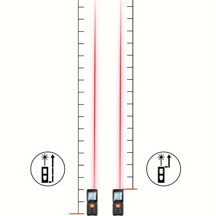 Aicevoos Digital Laser Rangefinder 50M 70M 100M 120M Laser Distance Meter Trena Laser Tape Measure Roulette Range Finder