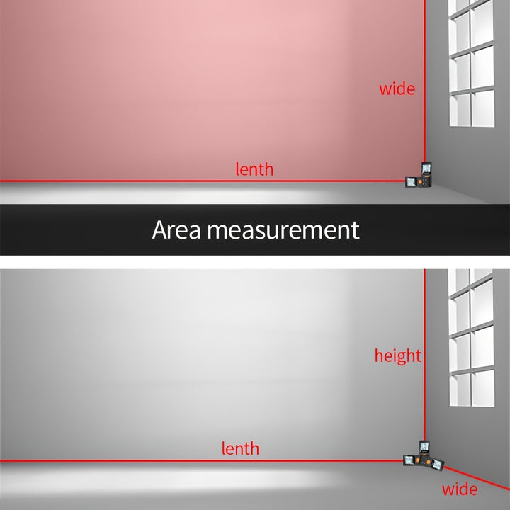 Aicevoos Digital Laser Rangefinder 50M 70M 100M 120M Laser Distance Meter Trena Laser Tape Measure Roulette Range Finder