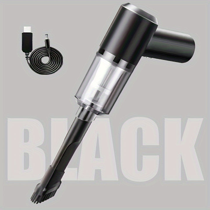 Car Vacuum Cleaner, Double Battery Large Capacity, Large Suction Power, Home And Car Dual-use, Wet And Dry, Portable And Compact