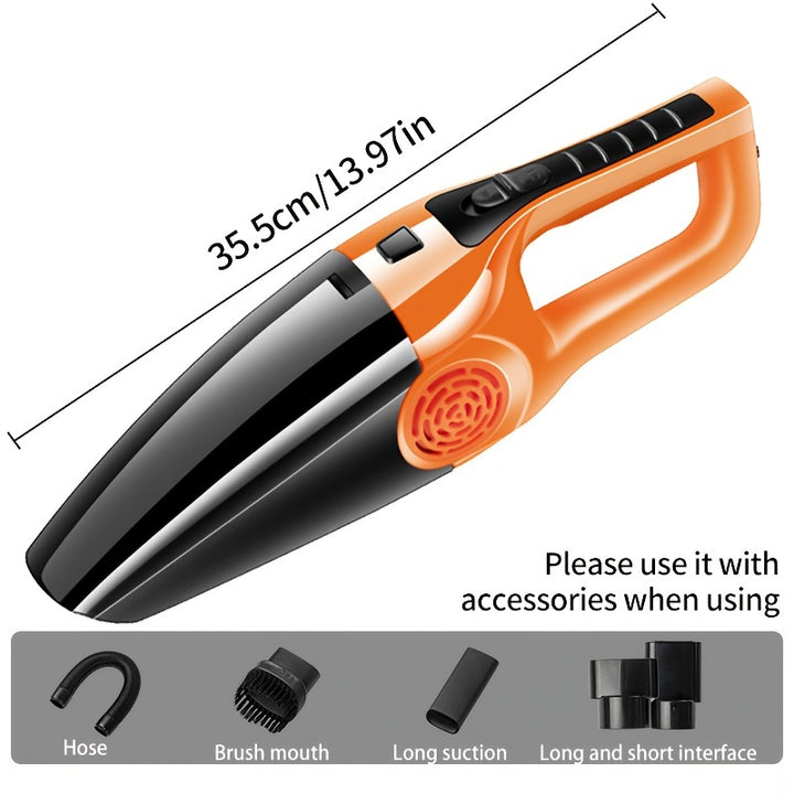 In-car Vehicle Household Indoor Large Vacuum Cleaner Power Large Suction Strong Vacuum Vehicle Small Vehicle Vacuum Cleaner Dry-wet Dual-use 12V