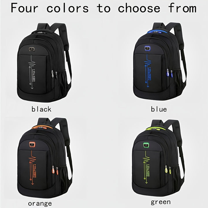 1pc Simple Fashion Business Backpack, Casual Travel Backpack, Large Capacity Laptop Storage Backpack (Zipper Direction Random)