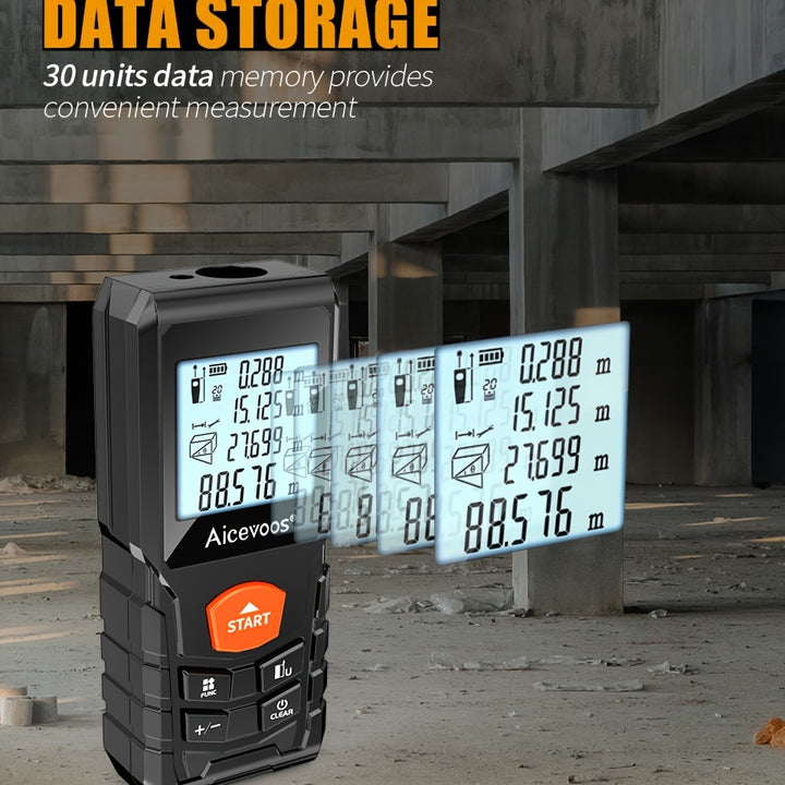 Aicevoos Digital Laser Rangefinder 50M 70M 100M 120M Laser Distance Meter Trena Laser Tape Measure Roulette Range Finder