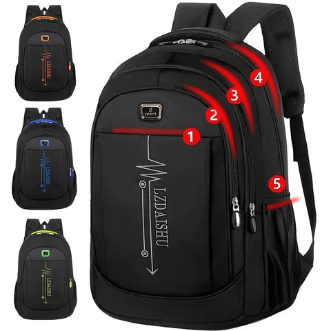 1pc Simple Fashion Business Backpack, Casual Travel Backpack, Large Capacity Laptop Storage Backpack (Zipper Direction Random)
