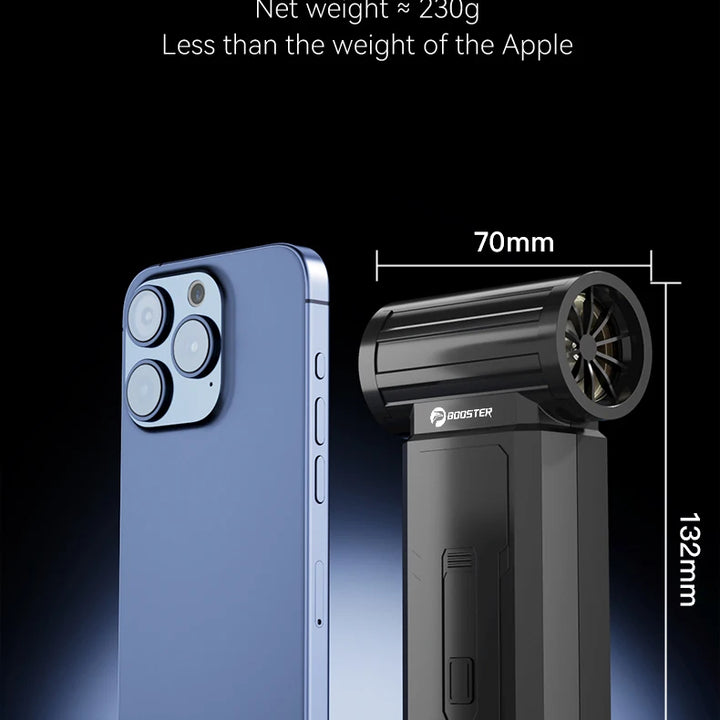 Booster JetFan W01 Power Air Blower Portable Cordless Computer Keyboard Cleaner 100000RPM Brushless Strong Turbo Fan Air Duster