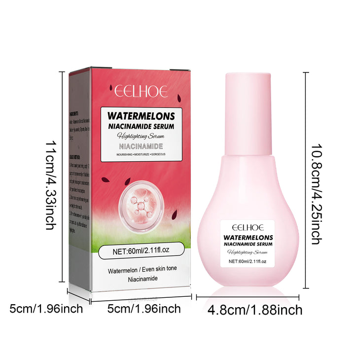 EELHOE Niacinamide Dew Serum Makeup Base Lightweight Facial Essence Primer Brightening Moisturizing Brightening Cream