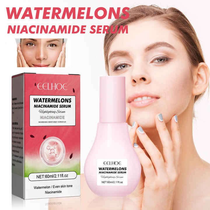 EELHOE Niacinamide Dew Serum Makeup Base Lightweight Facial Essence Primer Brightening Moisturizing Brightening Cream
