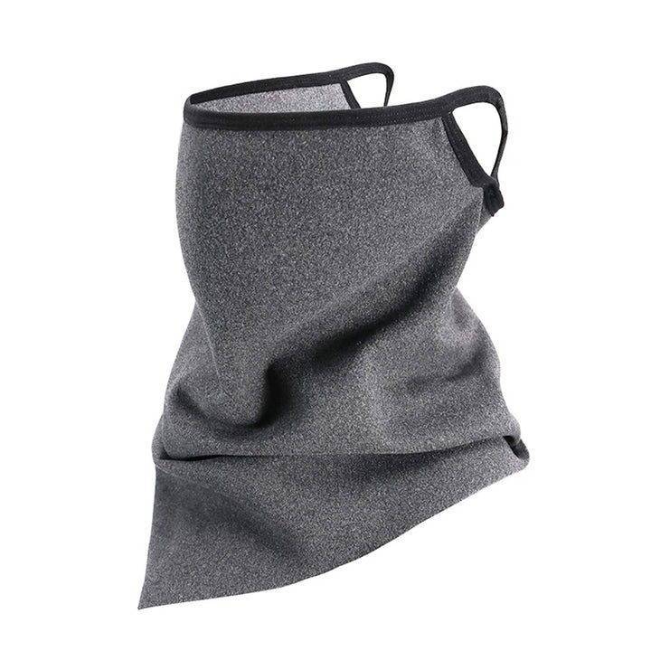 Men Women Cycling Scarf Neck Warmer Stretch Fleece Sports Outdoor Running Bicycle Face Bandana Simple Fashion Fleece Headbands