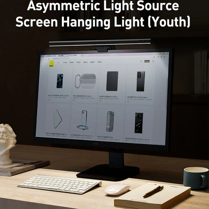Baseus Computer Light Desk Lamp Screen Light Laptop USB Lamp New Hanging Light Table Lamp Monitor Light For Study Reading Light