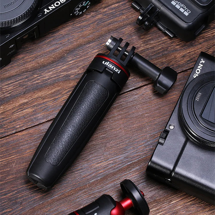 Ulanzi MT-09 Extend Gopro Vlog Tripod Mini Portable Tripod for Gopro Hero 12 11 10 9 8 7 6 Black Session Osmo Action insta360 X3