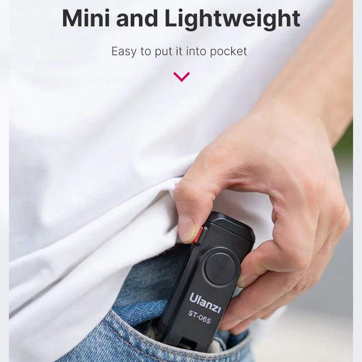 Ulanzi ST-06S Vertical Phone Mount Holder Tripod With Cold Shoe For Mic Light Phone Clip For iPhone 12 Vlog Holder Smartphone