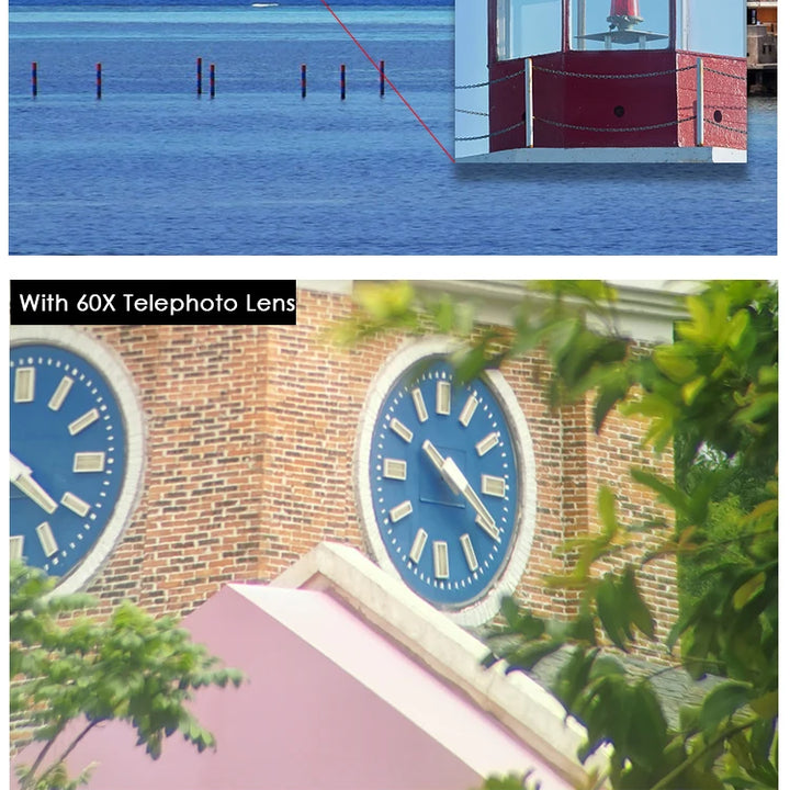 APEXEL HD 60x Telephoto Lens Mobile Phone Powerful Monocular Telescope Lens With Tripod for iPhone Bird Watching Travel Hunting