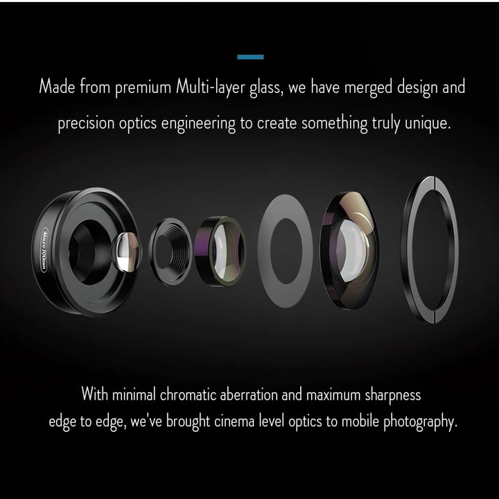 APEXEL For dropshipping camera phone lens 100mm macro Mobile lens macro Camcorder lenses for iPhone Samsung all smartphone