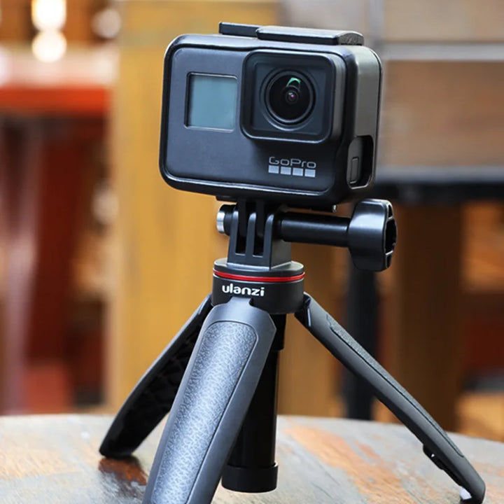 Ulanzi MT-09 Extend Gopro Vlog Tripod Mini Portable Tripod for Gopro Hero 12 11 10 9 8 7 6 Black Session Osmo Action insta360 X3