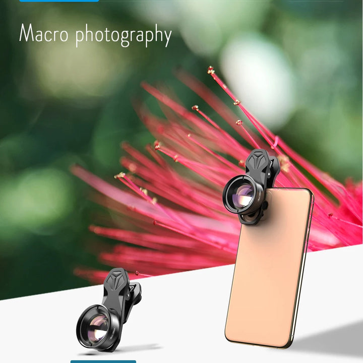APEXEL For dropshipping camera phone lens 100mm macro Mobile lens macro Camcorder lenses for iPhone Samsung all smartphone
