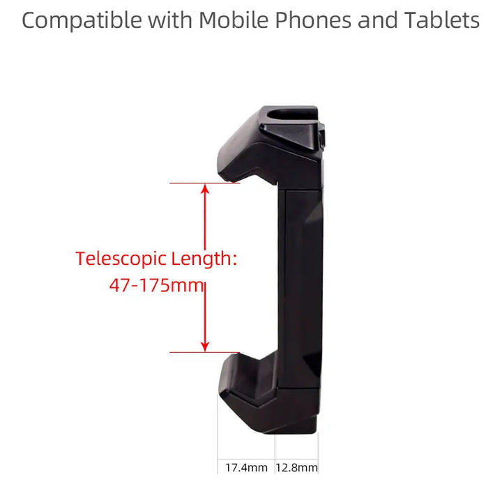 XILETU XJ13 Universal Tablet Clip Smartphone Holder Clip Stand w Mini Tripod Adjustable Bracket For Mobile Phones Ipro Tablets