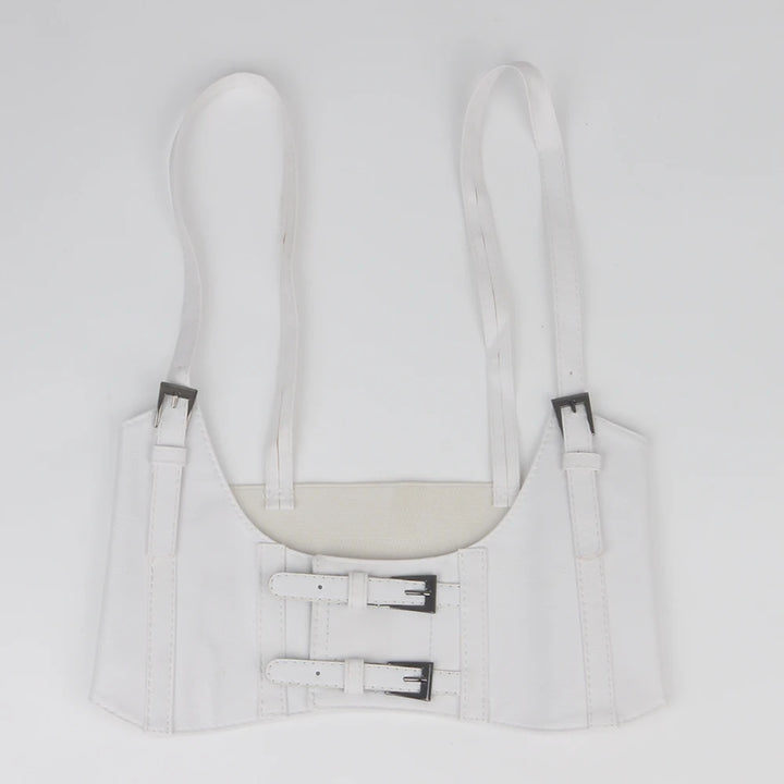 Multiple colour Oversize Female waist Underbust Corset gothic Harness Strap Rubber Girdle Elastic Belt Cummerbund for women Lady