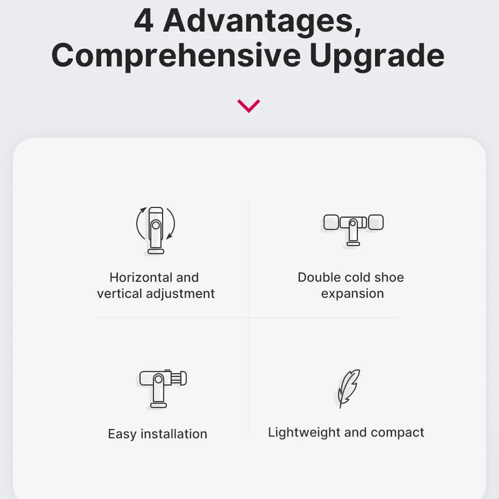 Ulanzi ST-06S Vertical Phone Mount Holder Tripod With Cold Shoe For Mic Light Phone Clip For iPhone 12 Vlog Holder Smartphone