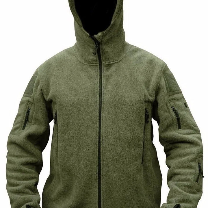 Men Winter Thermal Fleece US Military Tactical Jacket Outdoors Sports Hooded Coat Hiking Hunting Combat Camping Army Soft Shell