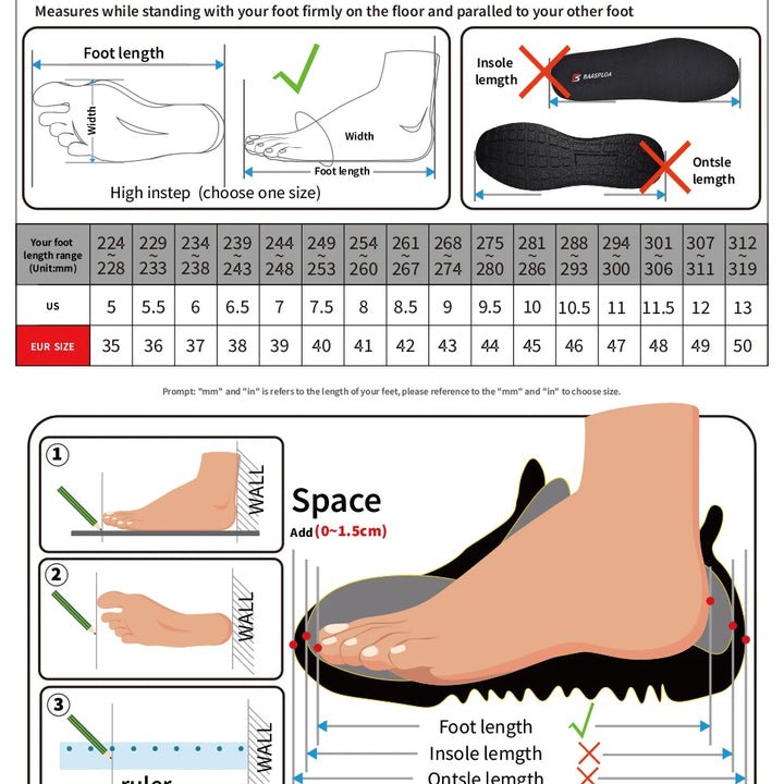 Baasploa New Men Knit Casual Walking Shoes Breathable Trendy Sneakers Original Lightweight Shock Absorption Male Tennis Shoes