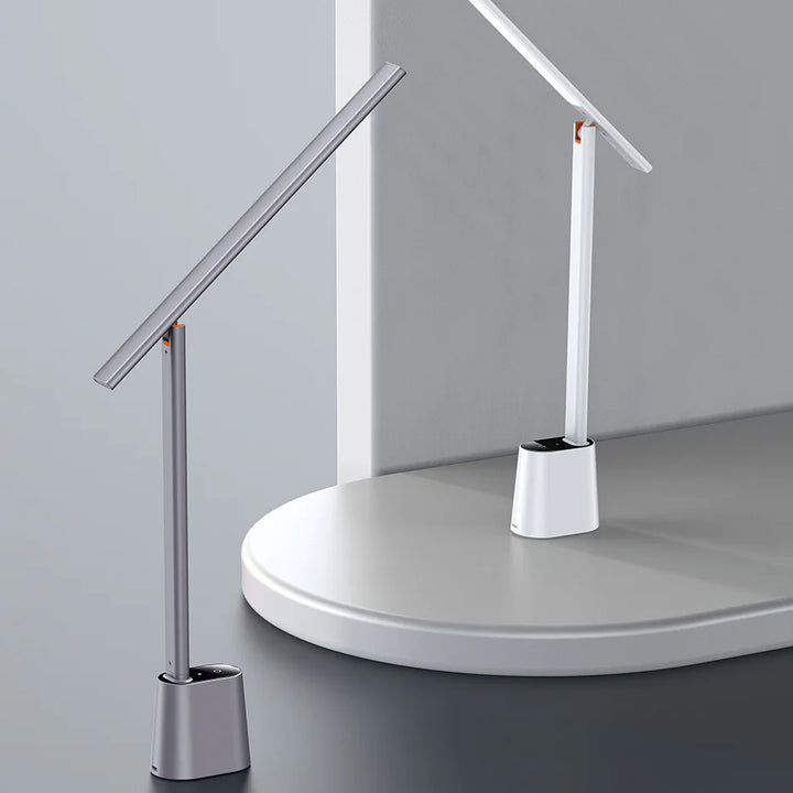 Baseus LED Desk Lamp Eye Protection Study Dimmable Office Light Foldable Table Lamp Smart Adaptive Brightness Bedside Read Lamp
