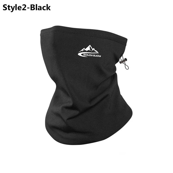 Men Women Cycling Scarf Neck Warmer Stretch Fleece Sports Outdoor Running Bicycle Face Bandana Simple Fashion Fleece Headbands