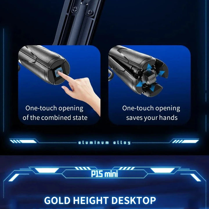 Newly Upgraded Design Mini Bluetooth Portable Telescopic Multifunctional Tripod Phone Selfie Stick