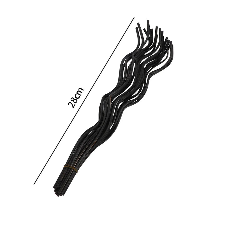 5/20pcs Aroma Diffuser 28cm Wavy Rattan Reed Sticks Air Freshener Aromatherapy Sticks Oil Diffuser Refill Stick Room Fragrance