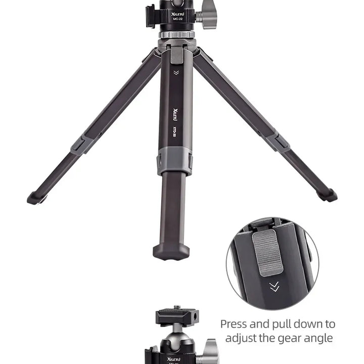 XILETU XTD20 XTD30 Mini Handheld Tripod for Mobile Phone Camera Live Streaming Photography Portable Pocket Holder Accessory