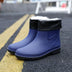 New ,outdoor ,rain boots men's fashionable waterproof shoes men's waterproof boots thick-soled fishing rubber shoes four seasons