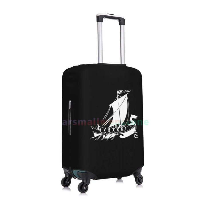 Viking Ship Luggage Cover Suitcase Protector Thicken Elasticity Dust Covered Anti-scratch Protective Case 18-32 Inch