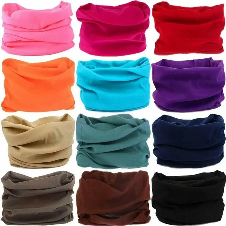Seamless Riding Face Mask Dustproof Bandana Men Tube Polyester Neck Cover Gaiter Balaclava Women Head Scarf Bike Hiking Headband