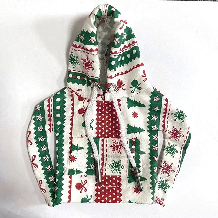 Winter Fashion Hoodie Car Gear Shift Knob Cover Manual Handle Gear Shift Decor Automatic Magical Christmas Interior Accessories