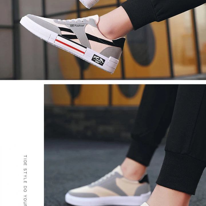 Summer Fashion Men Sneakers Breathable Casual Shoes for Man Flat Casual Sneakers Mens 2024 New Vulcanized Shoes Erkek Ayakkabı