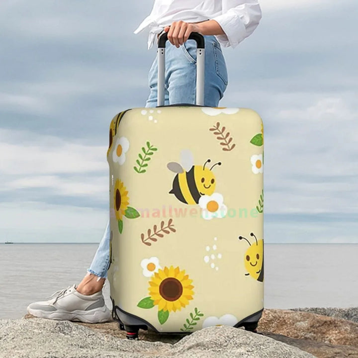 Honey Luggage Cover Suitcase Protector Thicken Elasticity Dust Covered Anti-scratch Protective Case 18-32 Inch