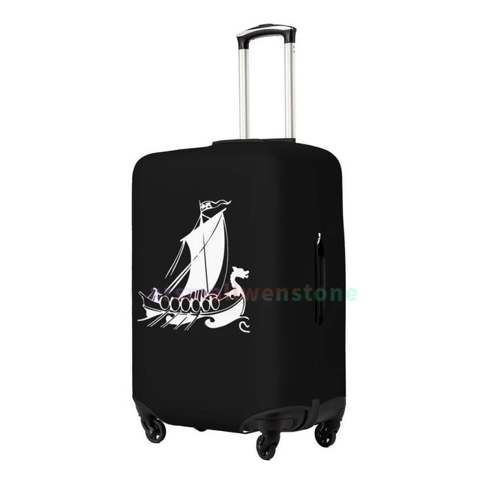 Viking Ship Luggage Cover Suitcase Protector Thicken Elasticity Dust Covered Anti-scratch Protective Case 18-32 Inch