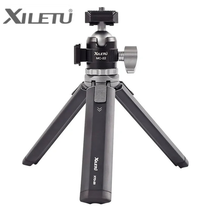 XILETU XTD20 XTD30 Mini Handheld Tripod for Mobile Phone Camera Live Streaming Photography Portable Pocket Holder Accessory