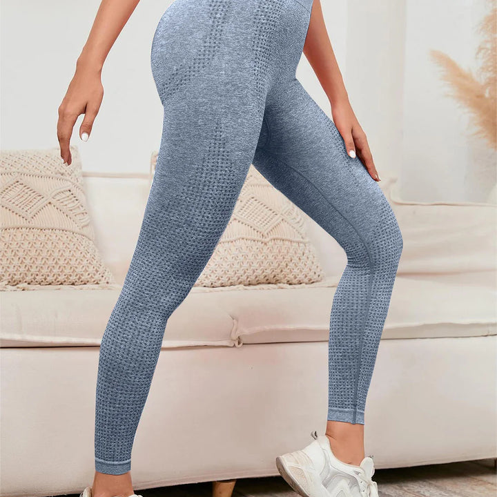 High Waist Leggings Women Smile Leggins Push Up Indoor Sport Fitness Running Pants Elastic Trousers Gym Slim Pants NEW