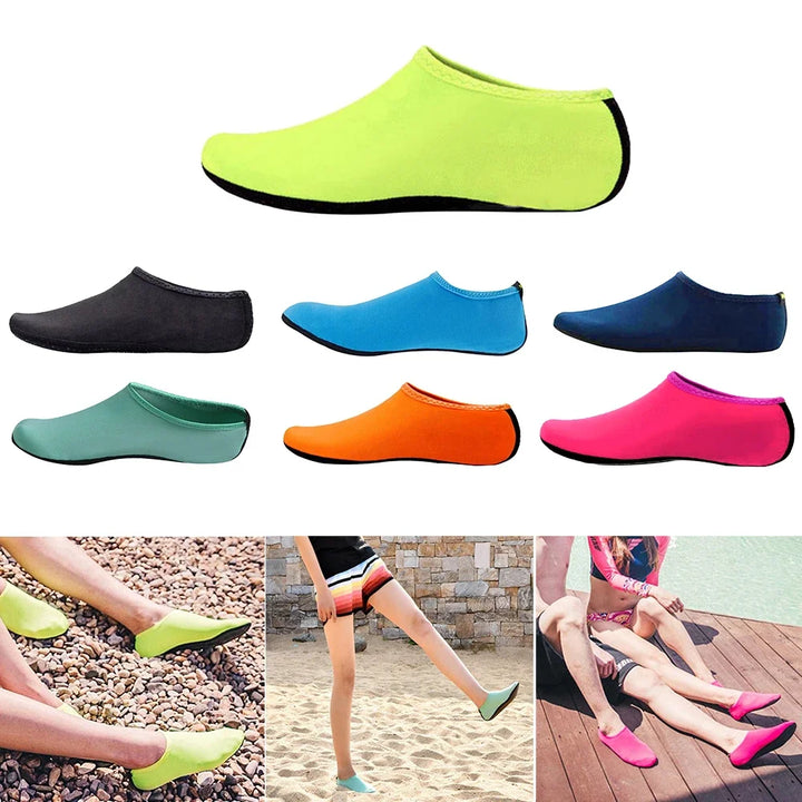 Unisex Water Shoes Swimming Diving Socks Summer Aqua Beach Sandal Flat Shoe Seaside Non-Slip Sneaker Socks Slipper for Women Men