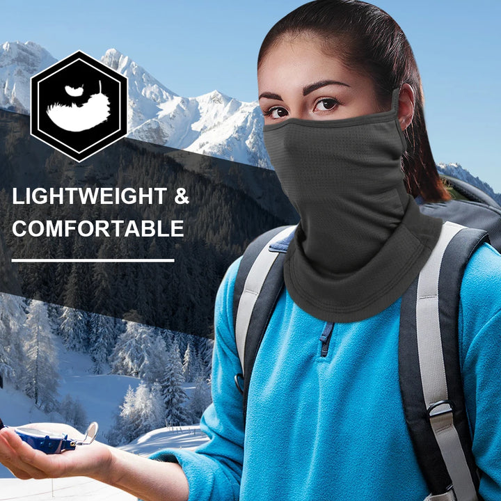 Winter Bandana Face Scarf Mask Warmer Neck Gaiter Sport Hanging Ear Snowboard Ski Neckerchief Windproof Thermal Half Face Cover