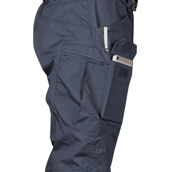 Men's Outdoor Multi Functional Tactical Pants, Multi Pocket Outdoor Hiking Sweatpants, Water-repellent, wear-resistant