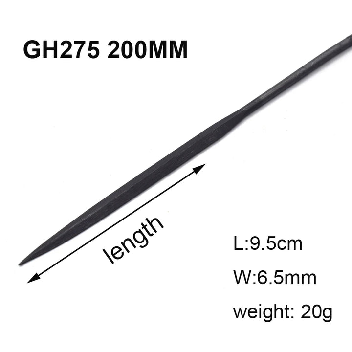 140mm/200mm 1PCS Needle File For Metal Glass Stone Jewelry Wood Carving Craft Jewelry DIY Tool