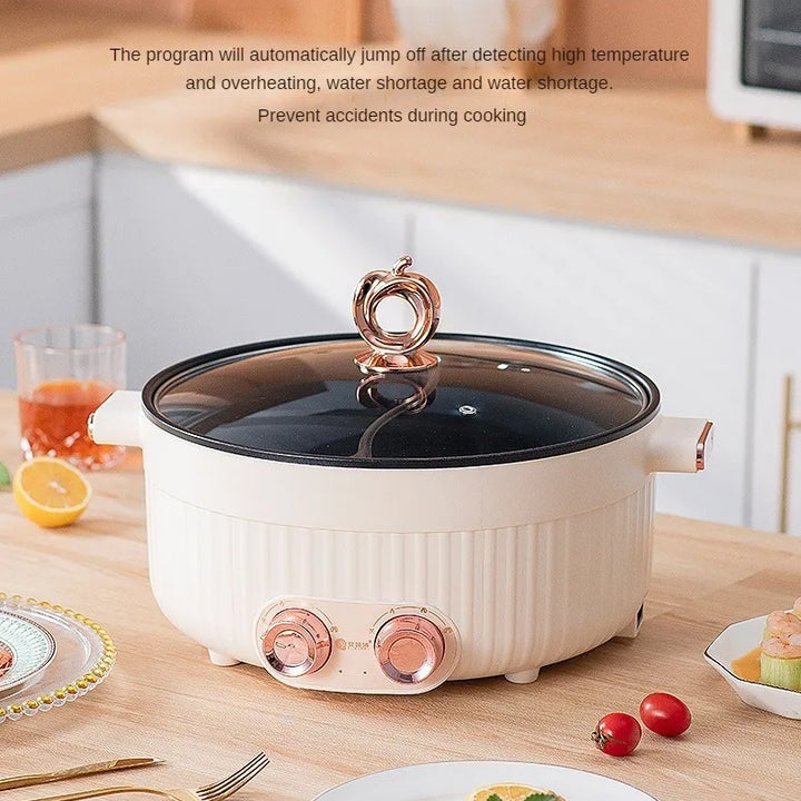 Electric hot pot Household small electric hot pot nonstick electric pot electric hot pot household nonstick pan Electric Cooker