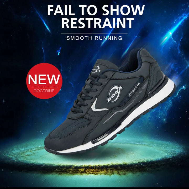BONA 2023 New Designers  Man Anti-slip Jogging Footwear Trendy Running Shoes Men Outdoor Walking Sport Shoes Man Sneaker