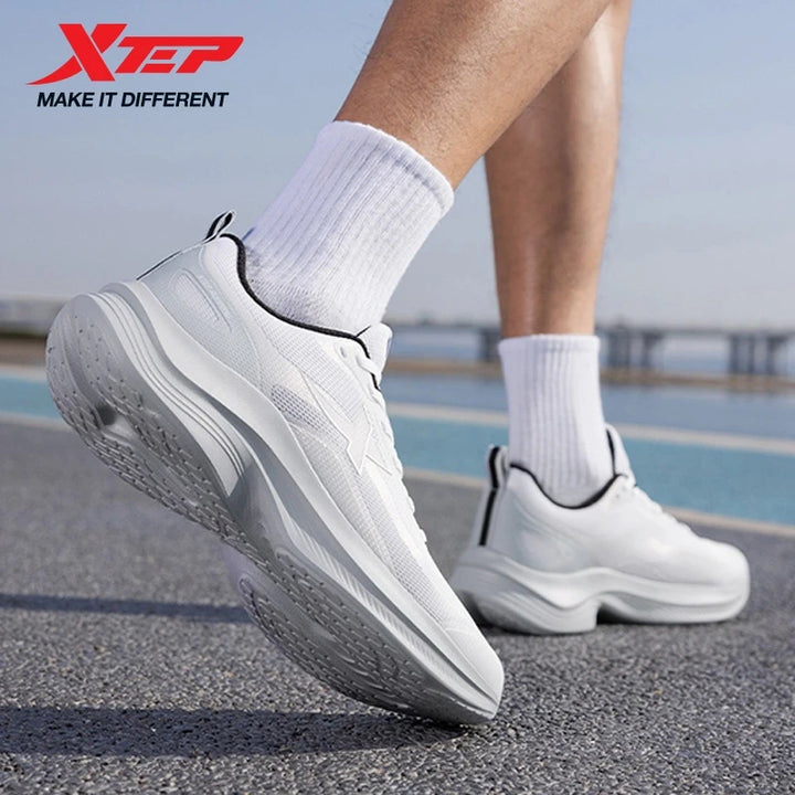Xtep Running Shoes for Men 2025 Summer Shock-absorbing Non-slip Lightweight Mesh Comfortable Breathable Sport Shoes 875219110015