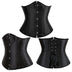 Blue Pink Purple Apricot White Red Brown Black Women Underbust Corset Lace Up Boned Waist Trainer Bustier Bauques Corselet